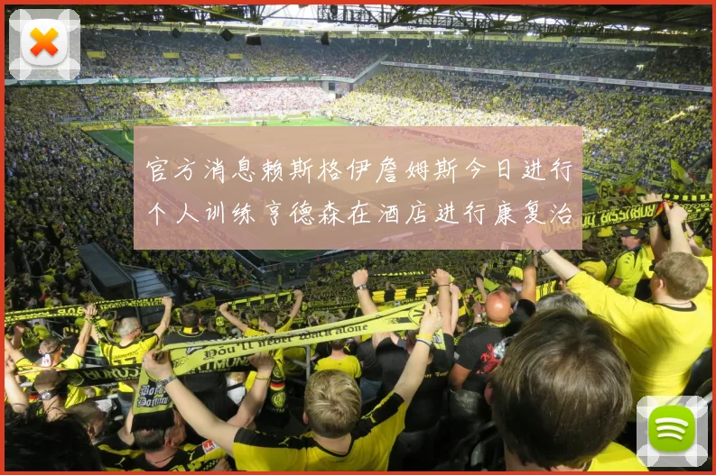 官方消息赖斯格伊詹姆斯今日进行个人训练亨德森在酒店进行康复治疗
